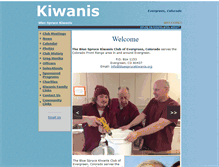 Tablet Screenshot of bluesprucekiwanis.org